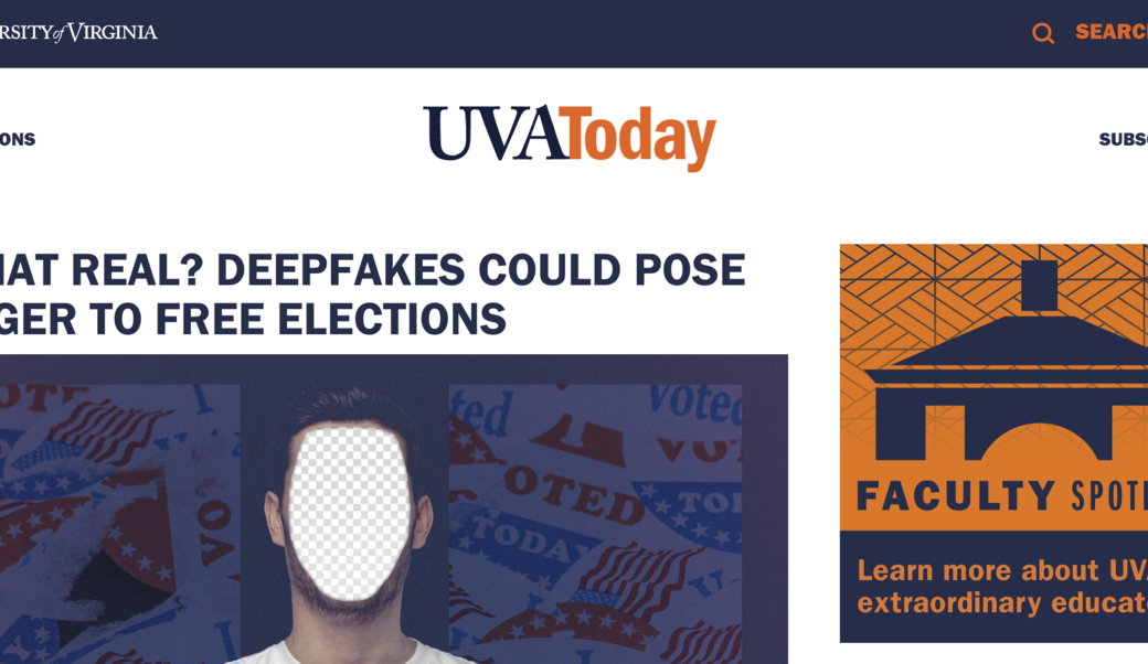 UVA Today Headline 