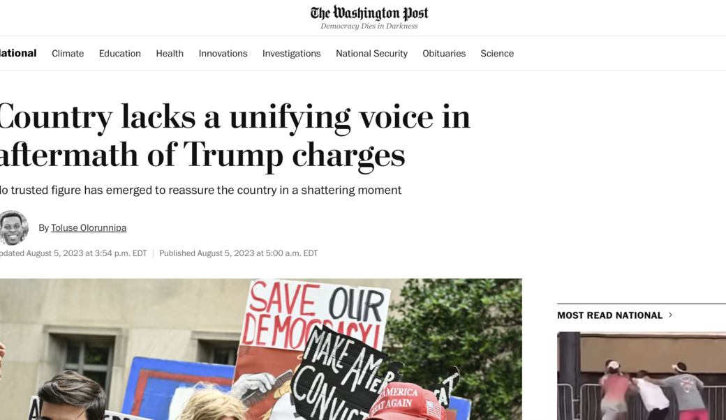 Washington Post Headline