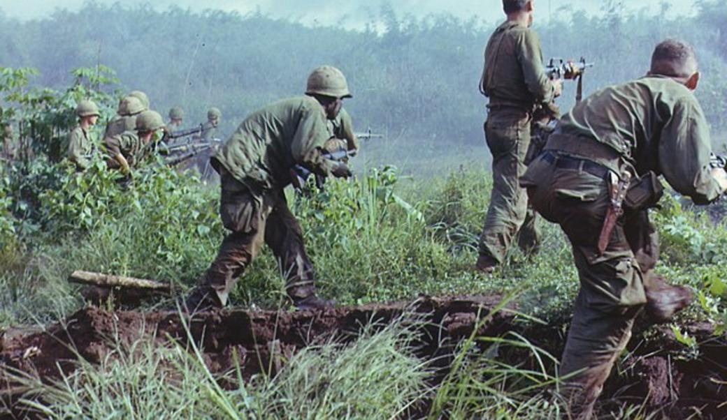  An infantry patrol in the Vietnam War