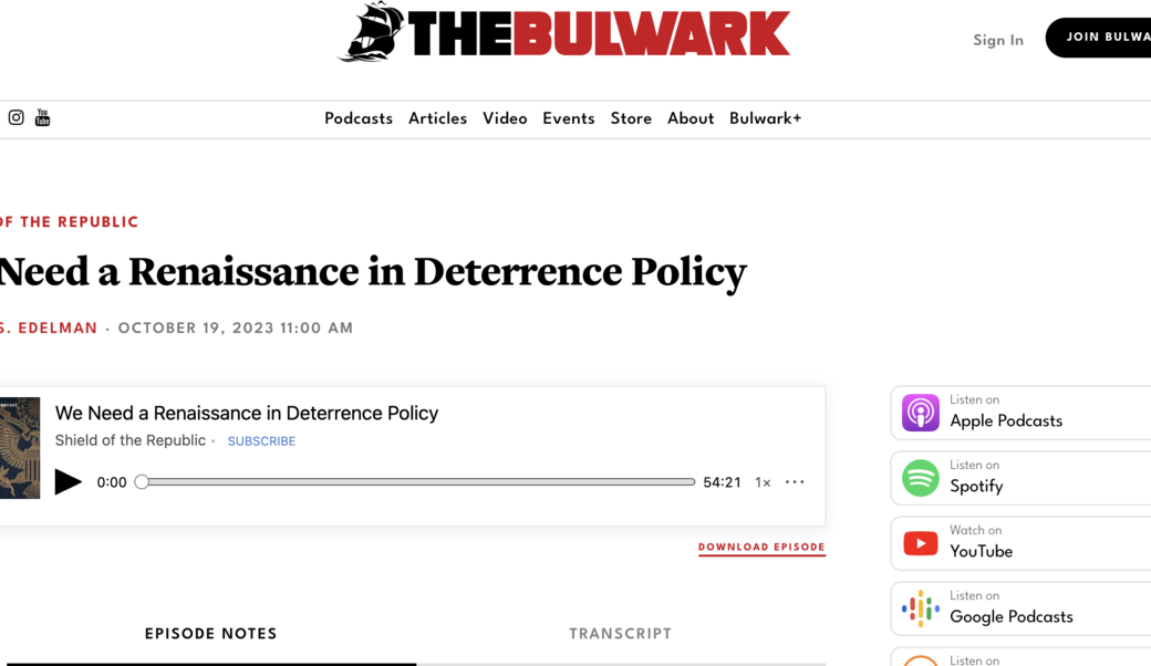 The Bulwark Headline