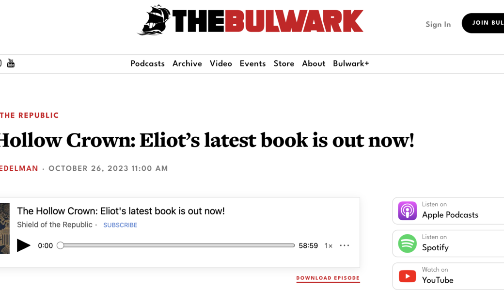 The Bulwark headline