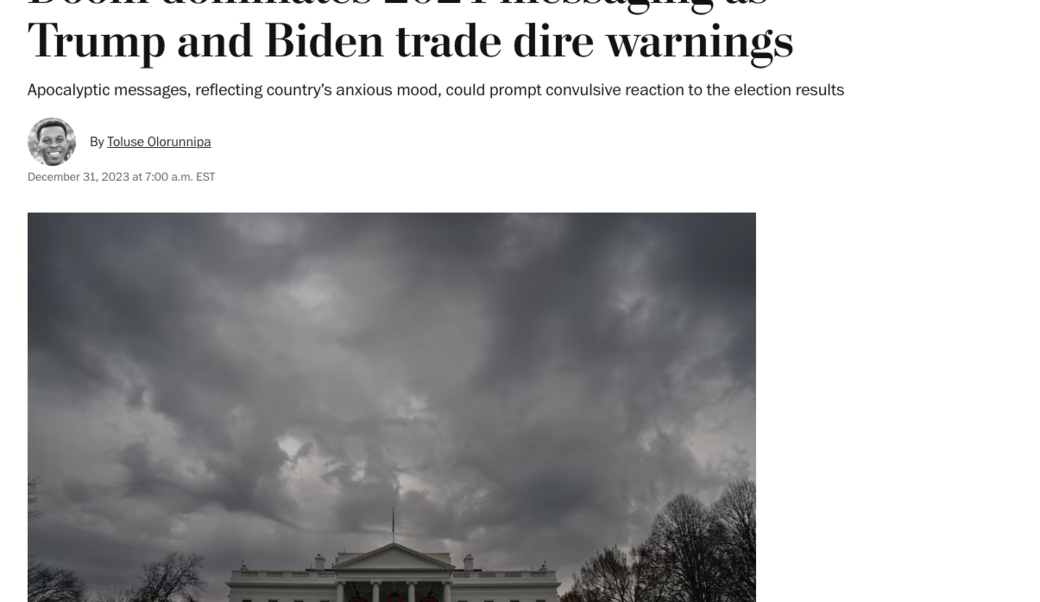 Washington post headline