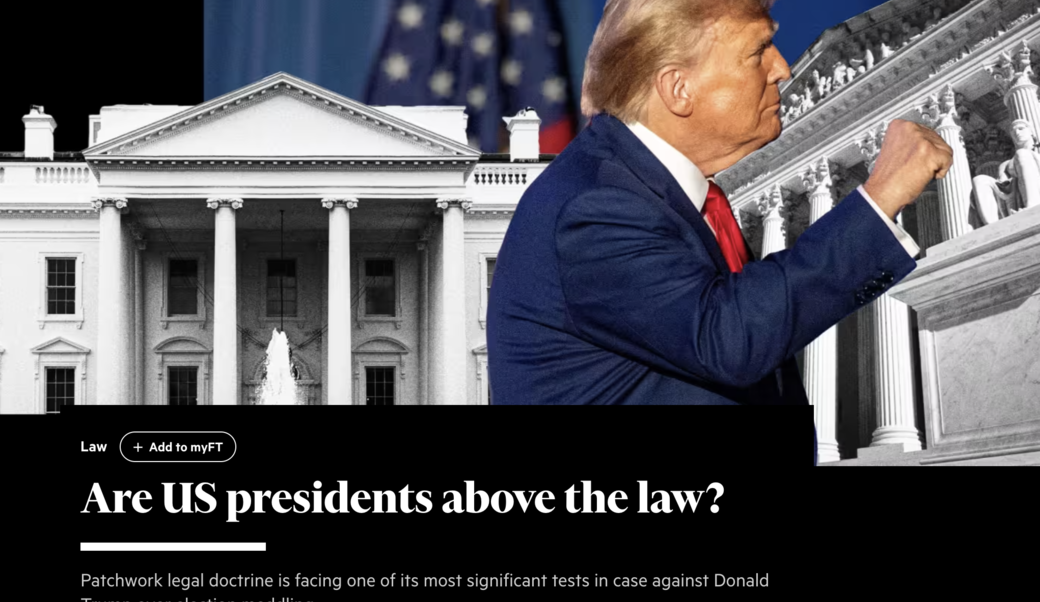 Financial times headline