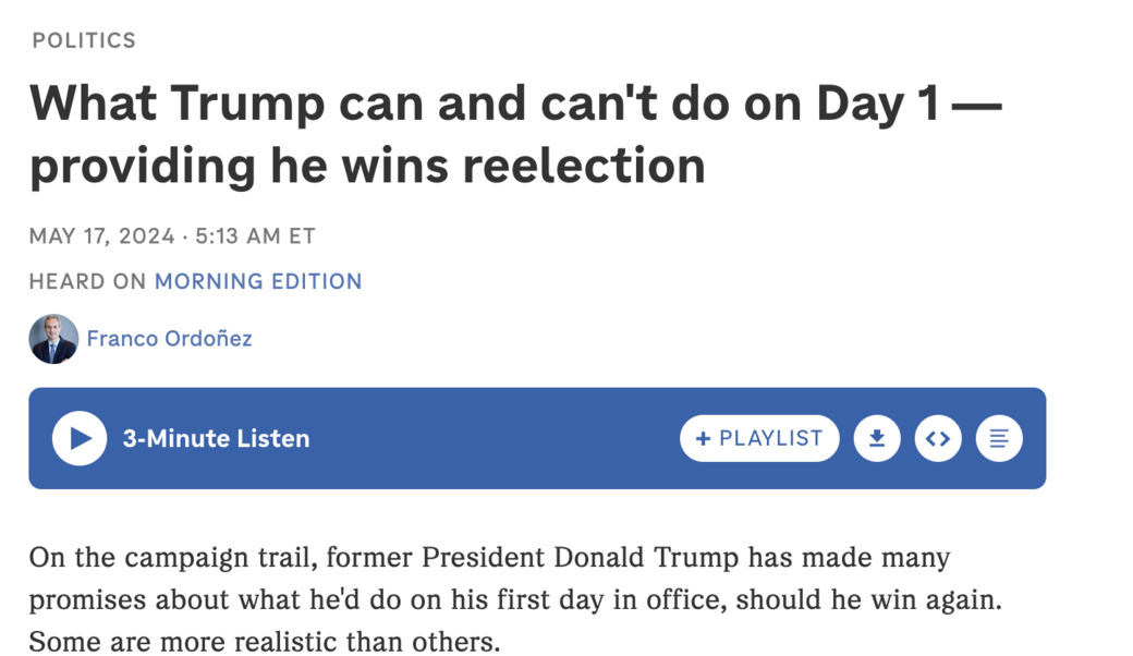 npr headline