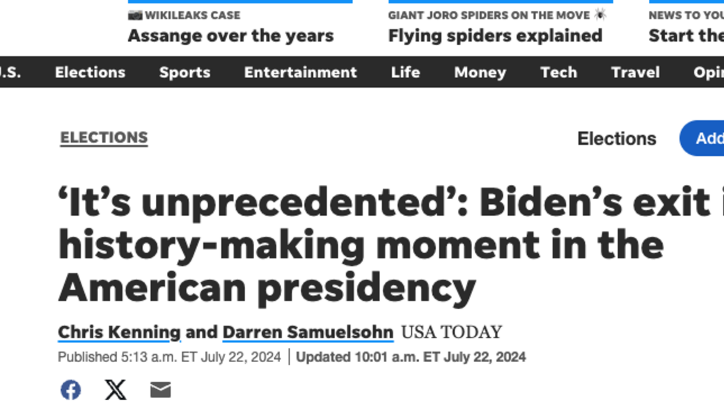 usa today headline