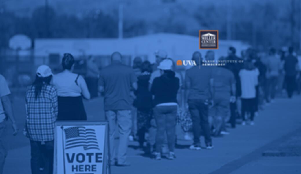voters waiting in a line