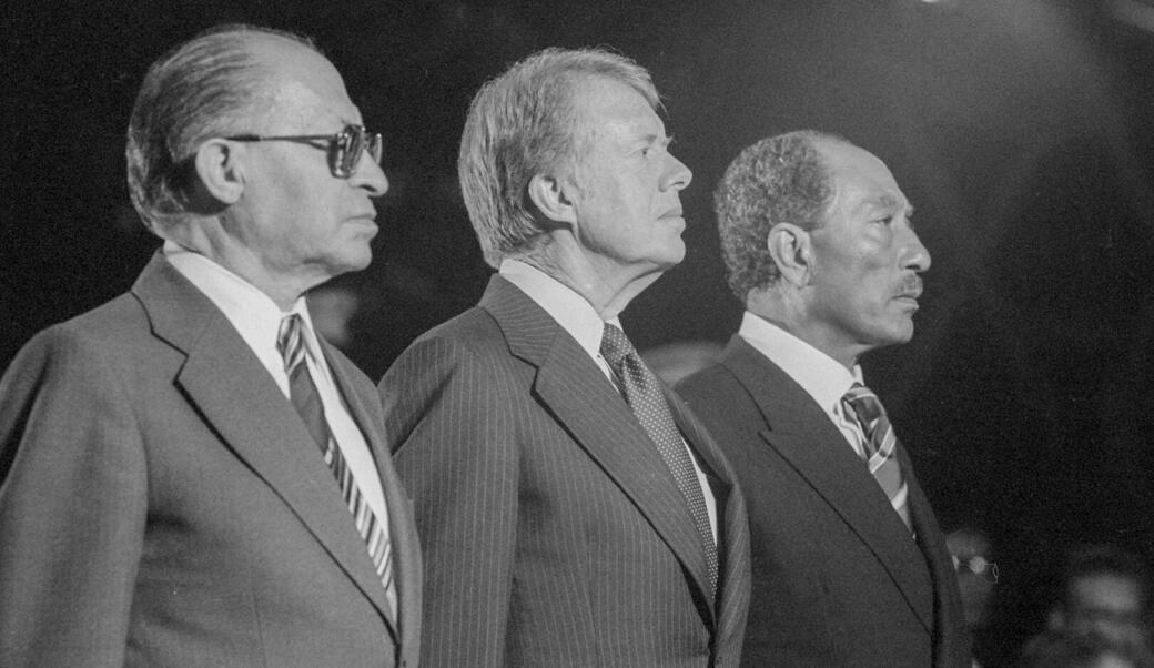 Jimmy Carter, Menachem Begin, and Anwar Sadat