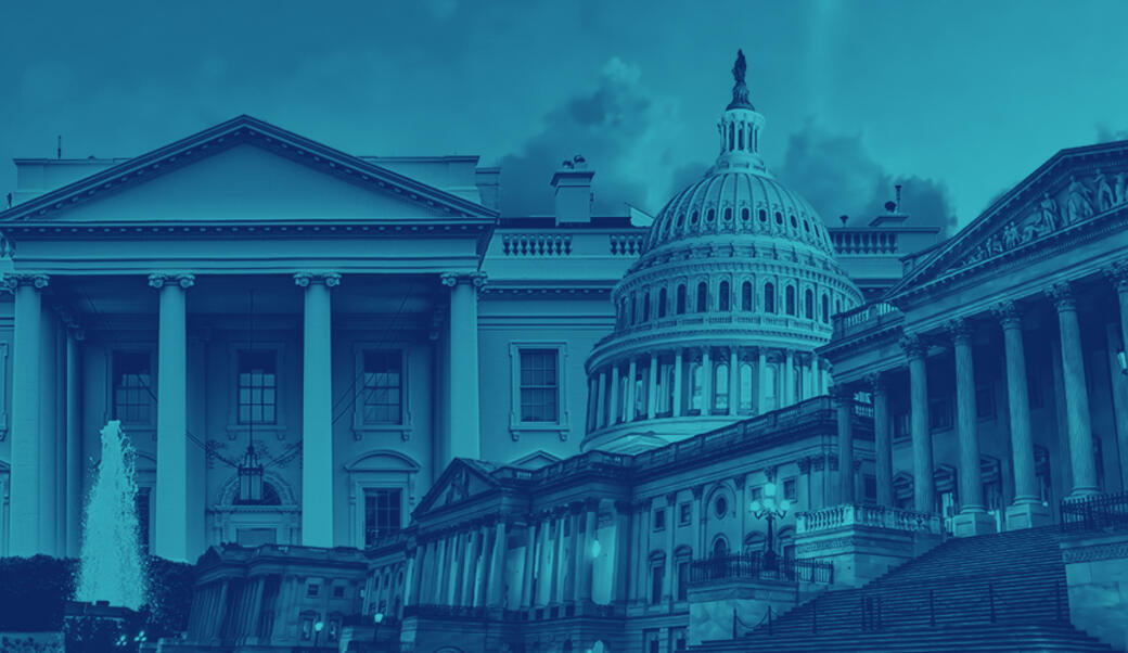 image of government buildings in Washington, DC