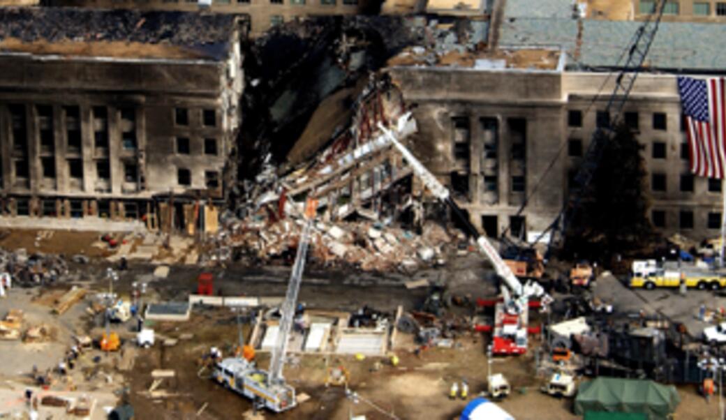  Pentagon during rescue operations post-September 11 attack
