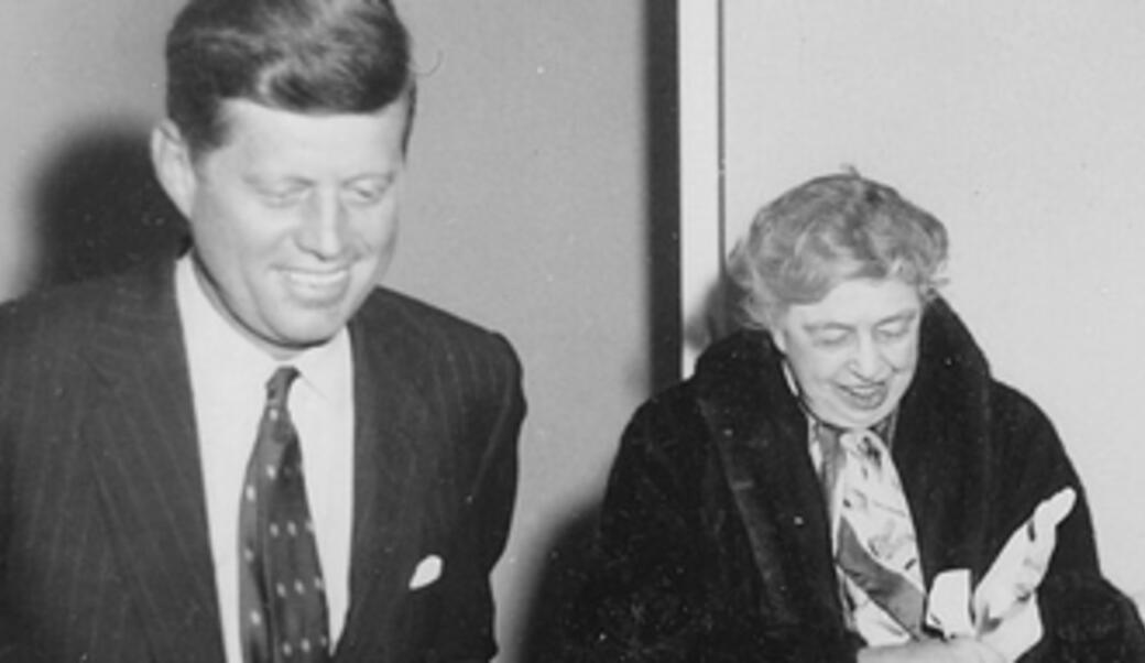 Eleanor Roosevelt and John F. Kennedy