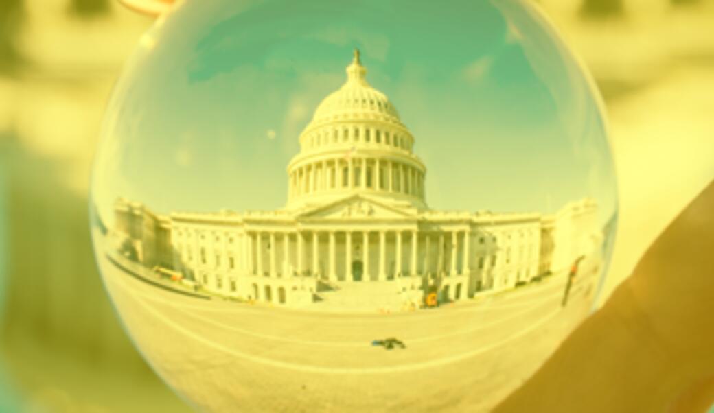 US Capitol yellow