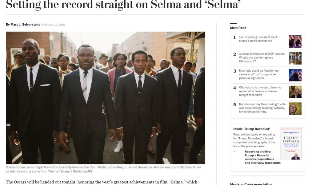 Setting the record straight on Selma and ‘Selma’