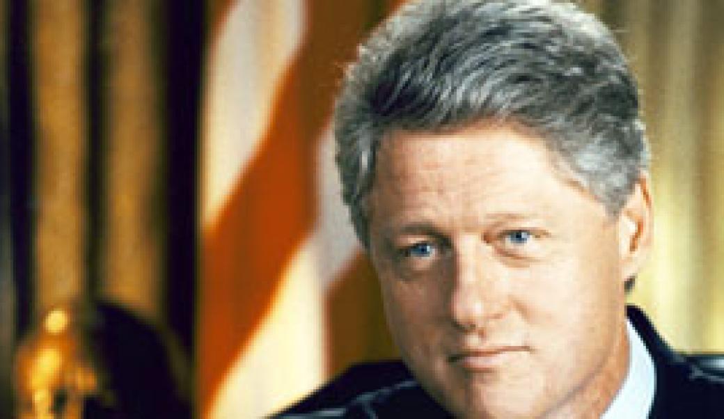 Bill Clinton as president in 1994