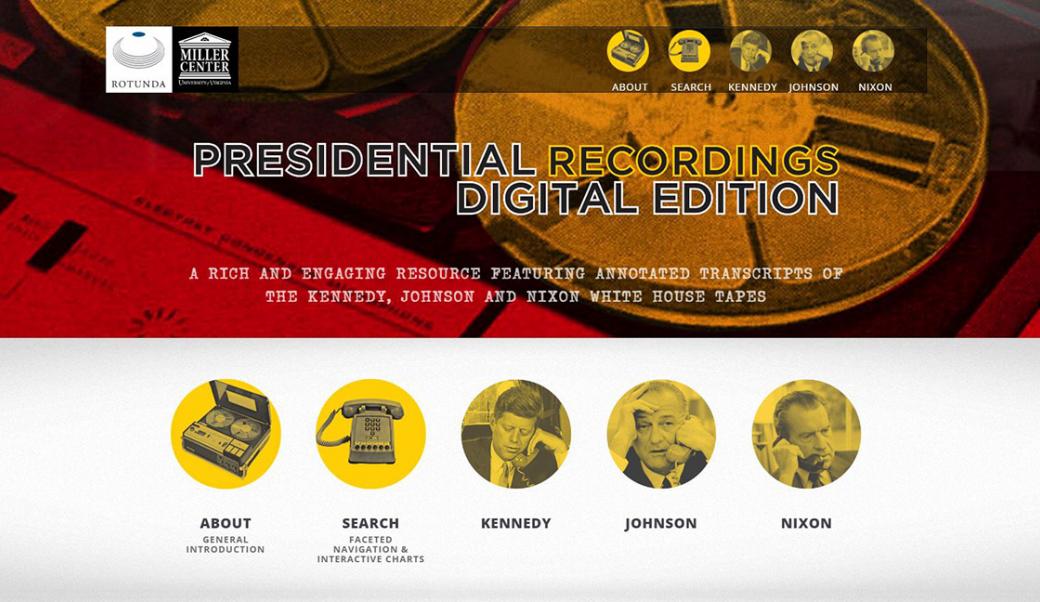 Presidential Recordings Website