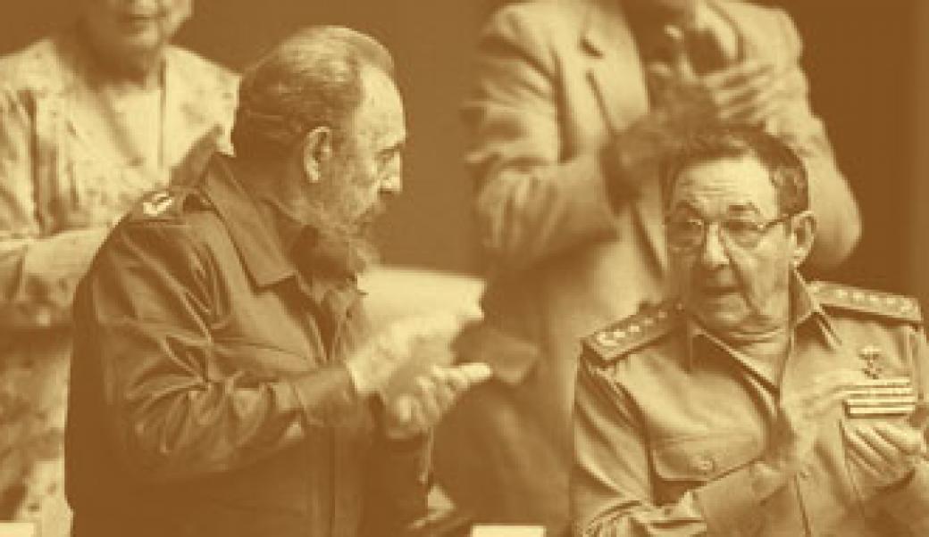 Fidel and Raul Catro