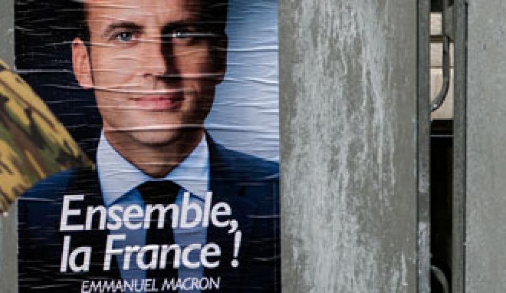 Poster of Emmanuel Macron