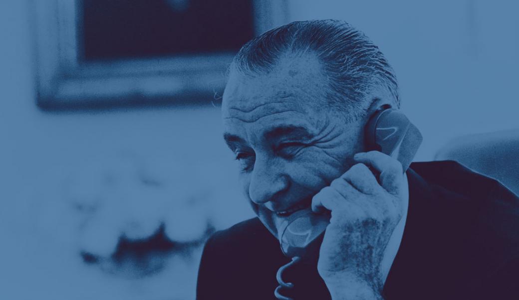 Johnson on the phone