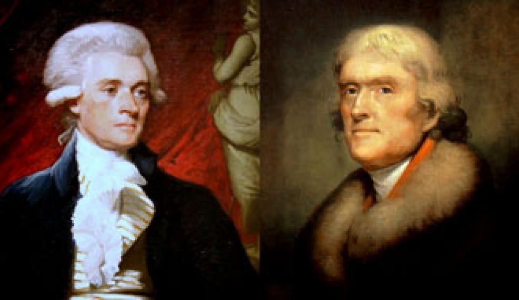 Two portraits of Thomas Jefferson