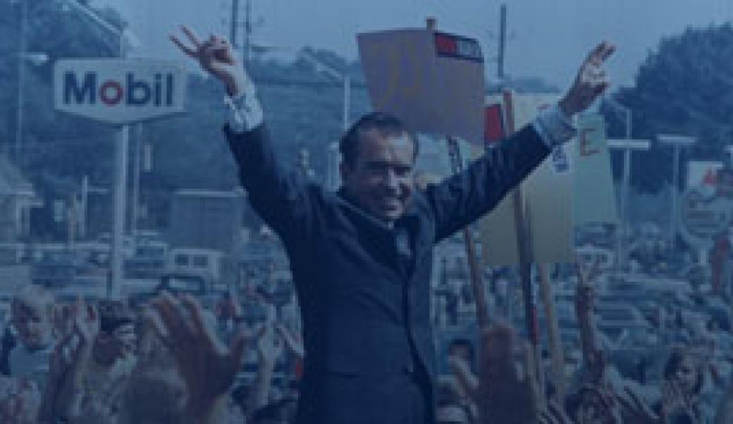 Nixon campaigning