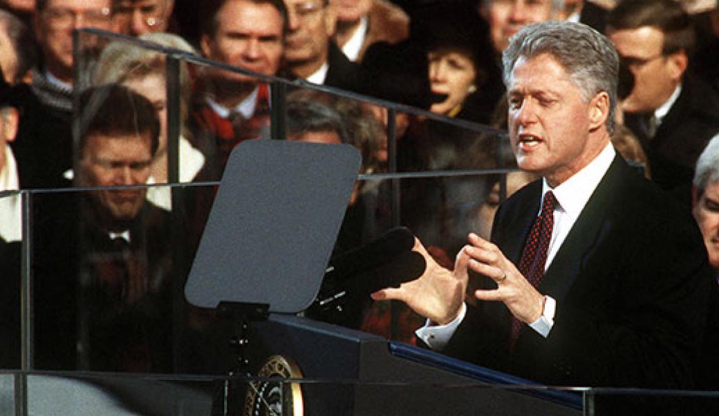 Bill Clinton at Inaugural Address