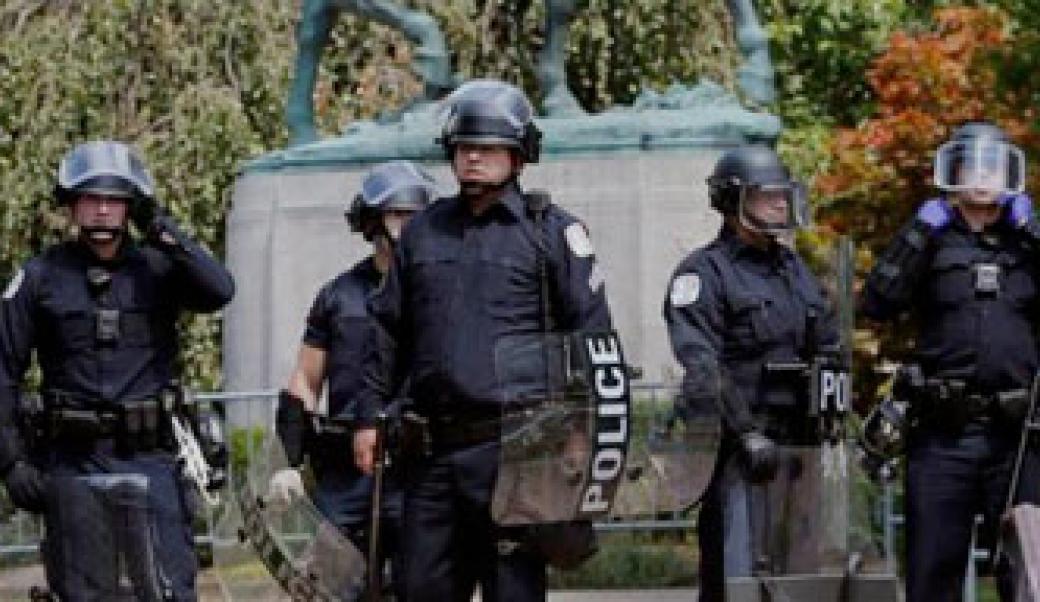 Police in Charlottesville, VA