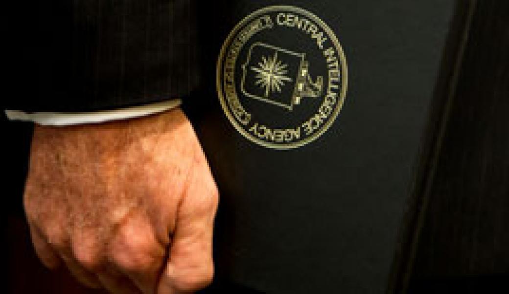 CIA logo on portfolio