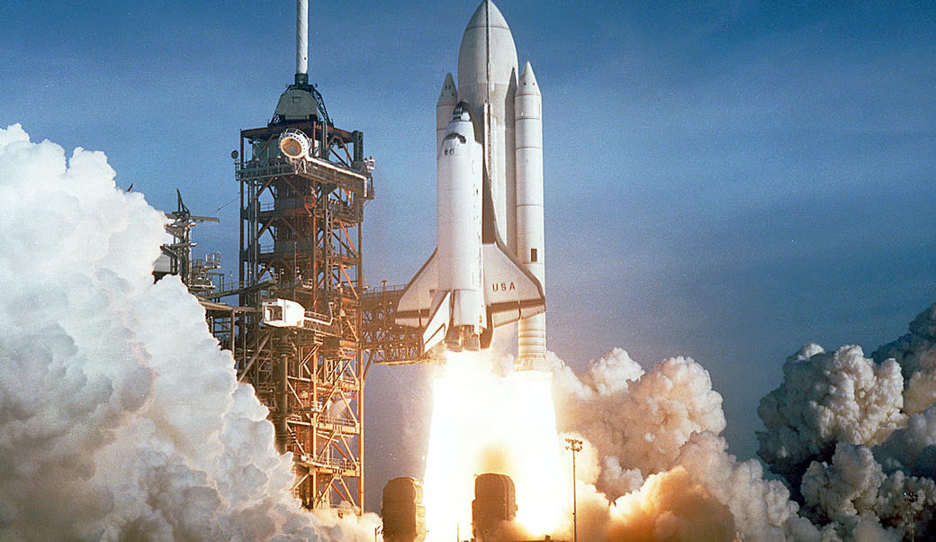 Space Shuttle Columbia launching