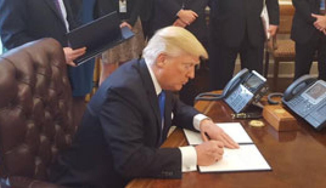 Trump signs executive order