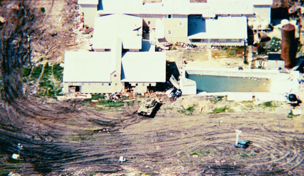 Branch Davidian compound in Waco, Texas
