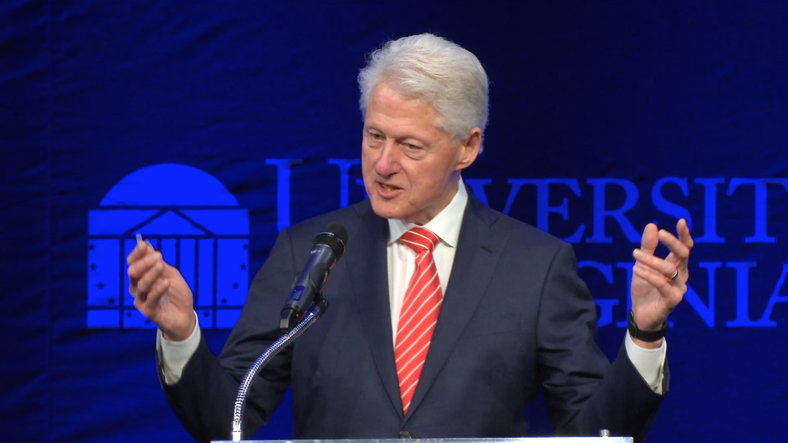 President Clinton Gesturing