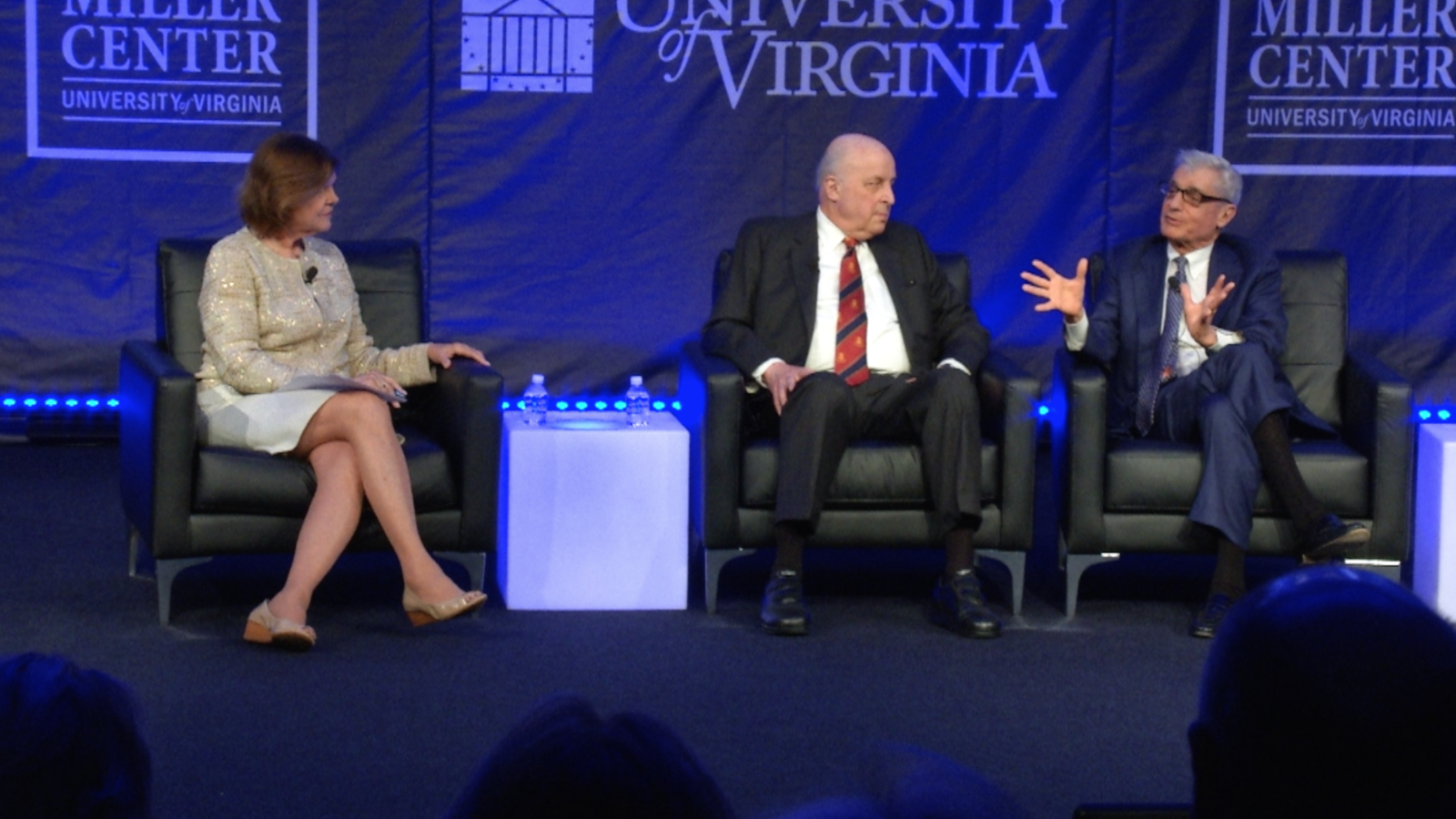 Secretary Rubin, Ambassador Negroponte, and Ann Compton