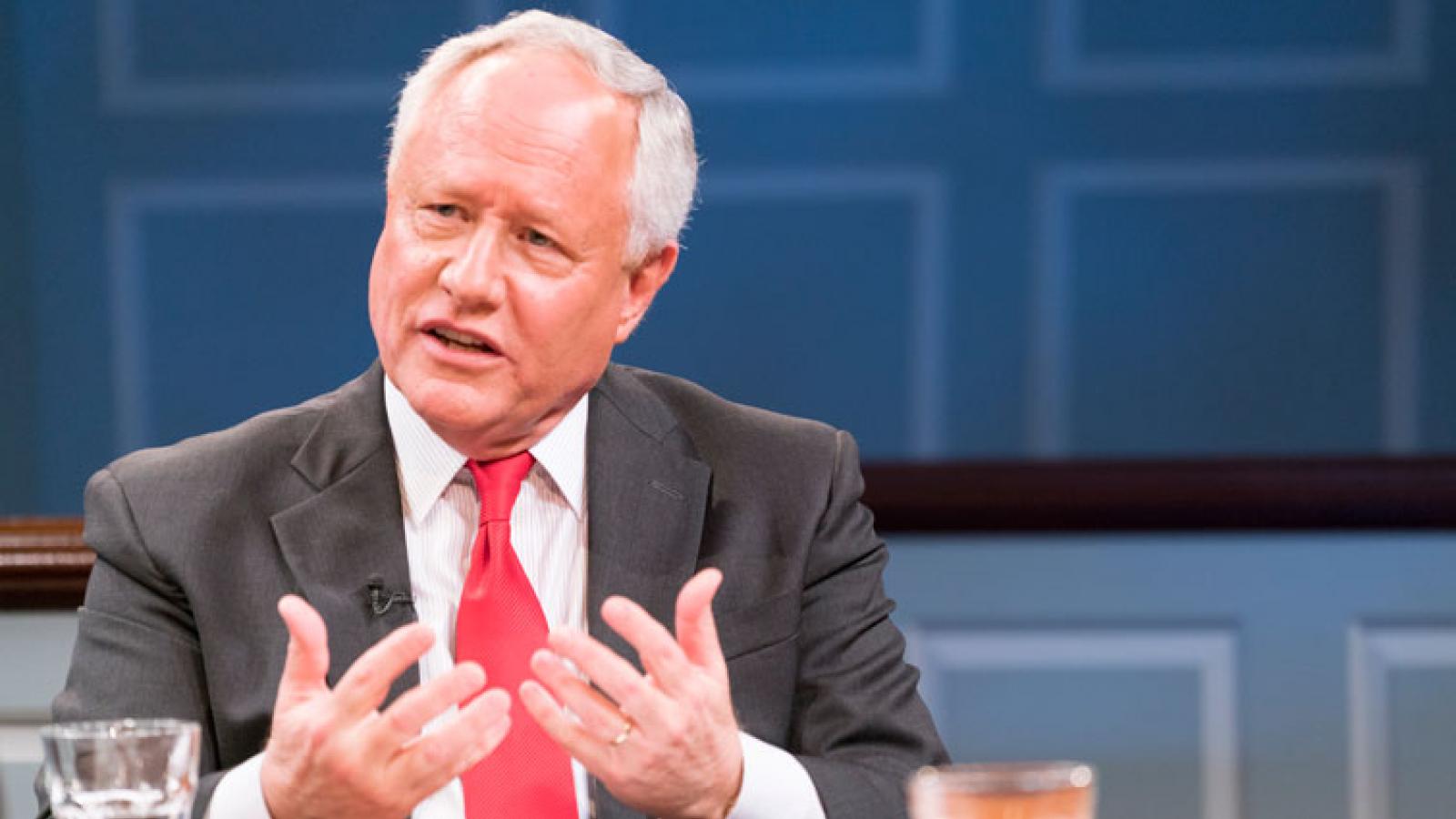 William Kristol answering a question